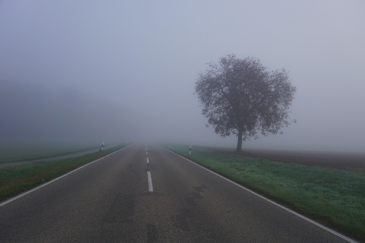 Ostrzeżenie: gęsta mgła w całym regionie