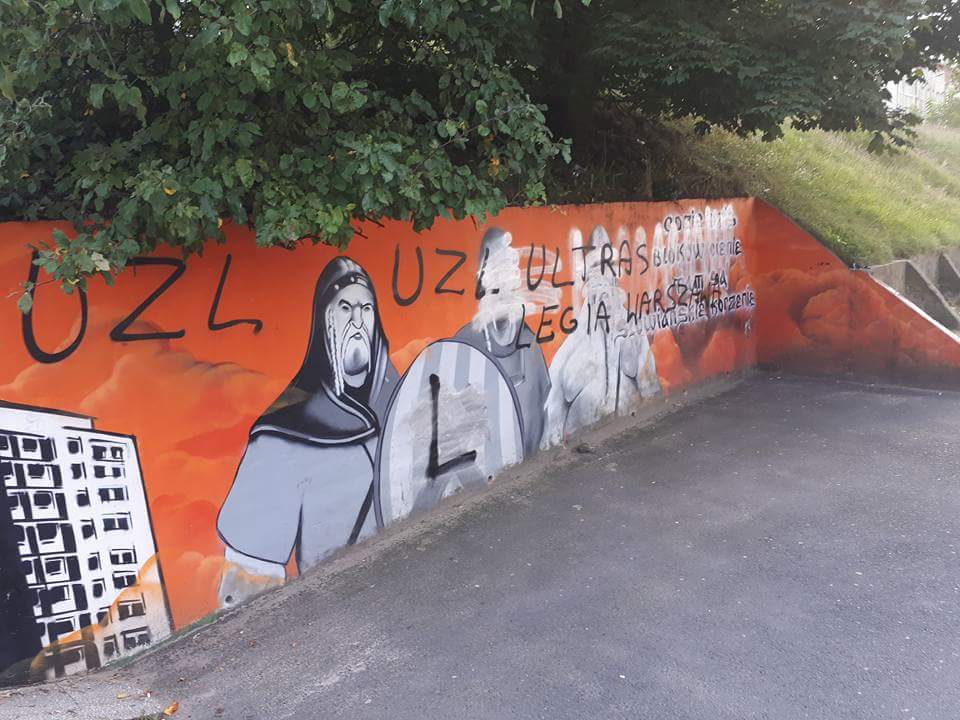 Zniszczyli mural Zagłębia Lubin Portal Miasta