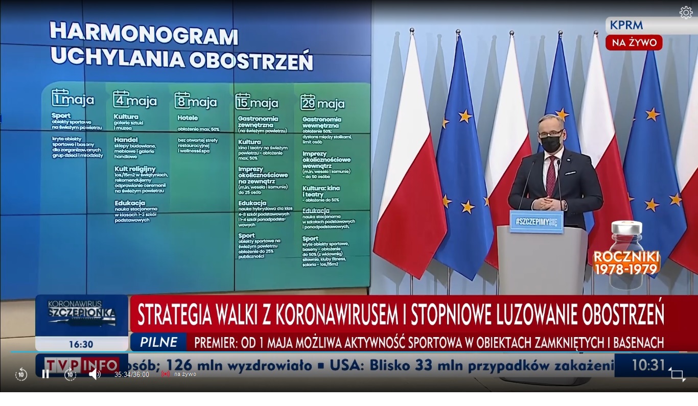 Rząd luzuje obostrzenia – znamy plan na cały maj