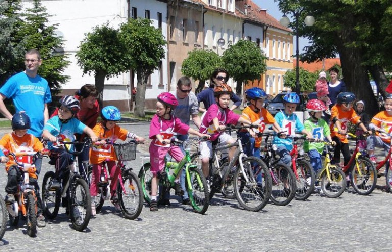 Wyścig rowerowy w Chobieni
