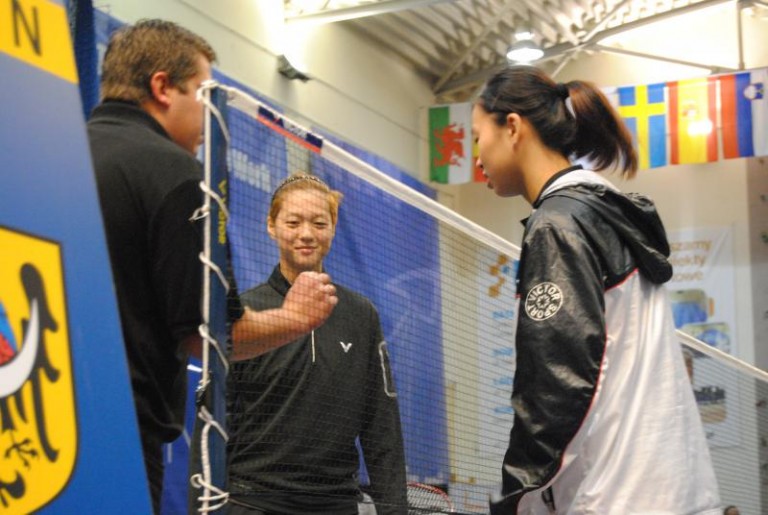 Pierwsze mecze badmintona w hali RCS