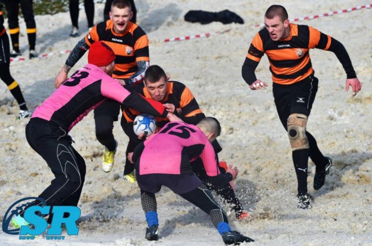 Turniej rugby na śniegu