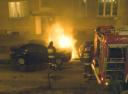 Policja poszukuje sprawcy podpalenia toyoty