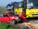 Zamknięta droga w kierunku Krzeczyna Wielkiego