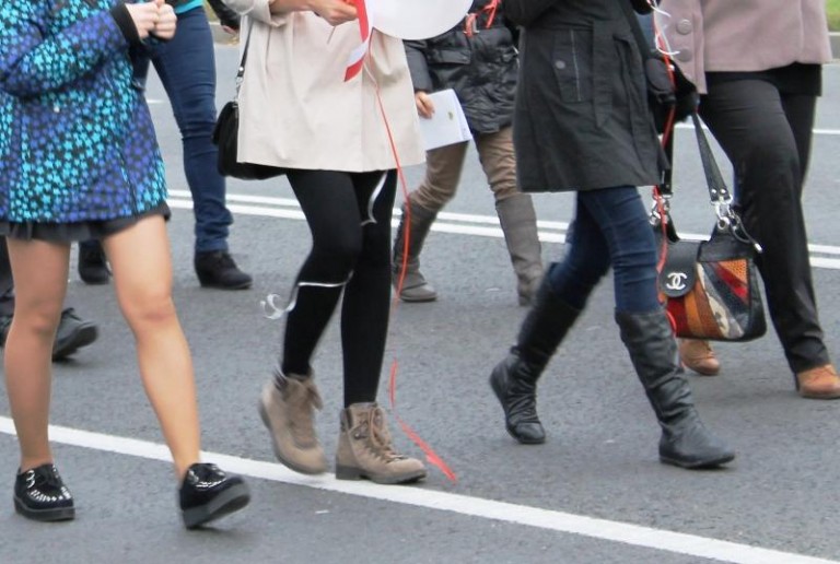 Specjalny marsz ulicami miasta