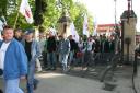 Związkowcy nieproszonymi gośćmi