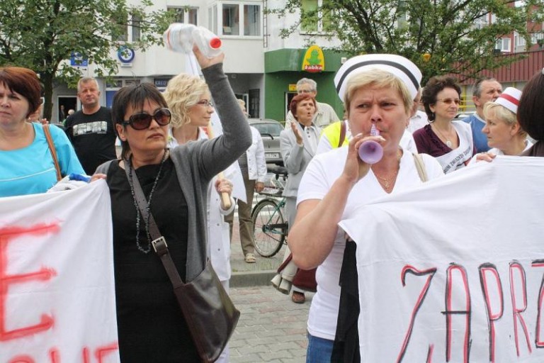 Pielęgniarki wyszły na ulice