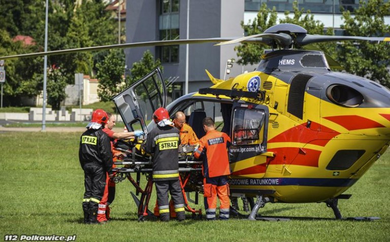 Śmigłowcem do szpitala