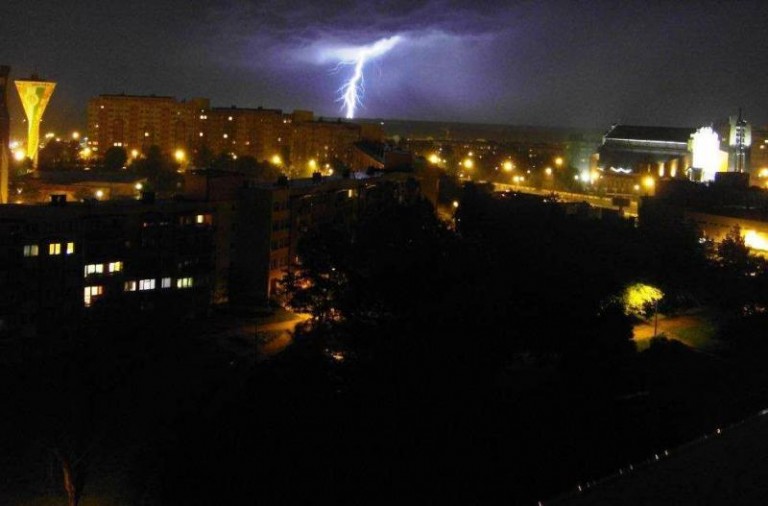 Ukrop, gradobicie, błyskawice