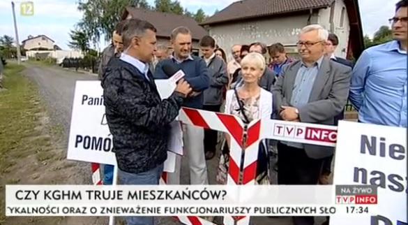 Śmierdzący problem z KGHM do telewizji