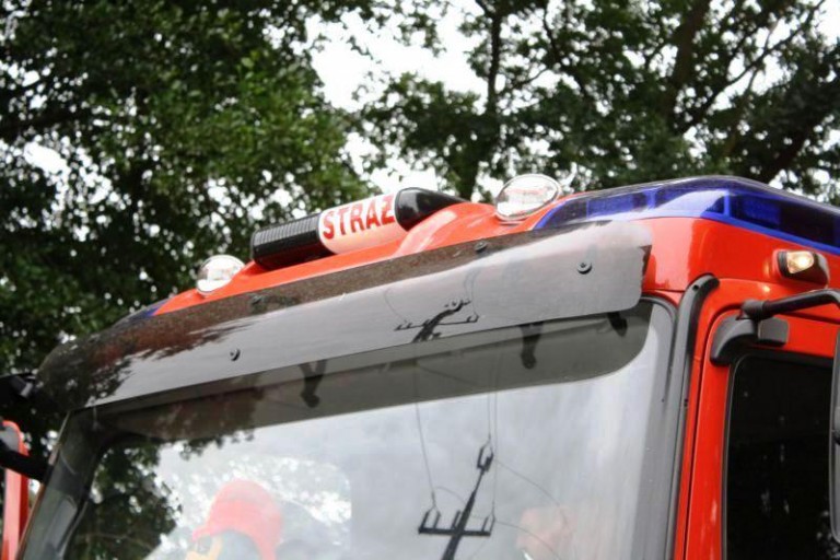 Płonął dom w Redlicach