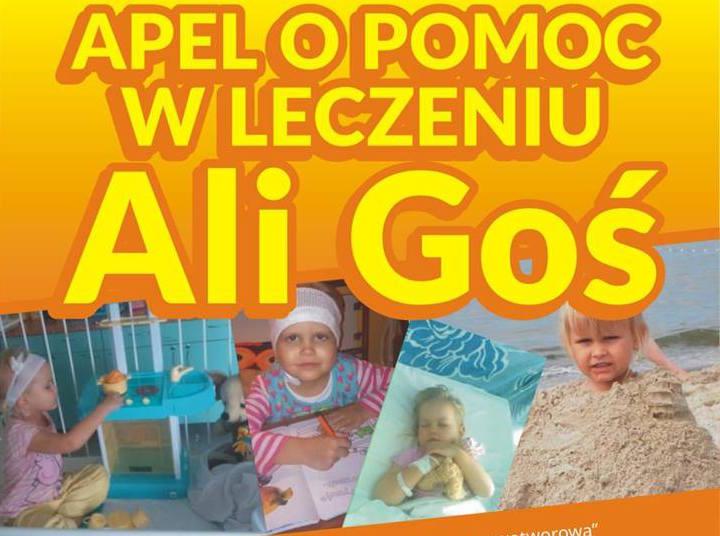 4,5-letnia Ala walczy z białaczką