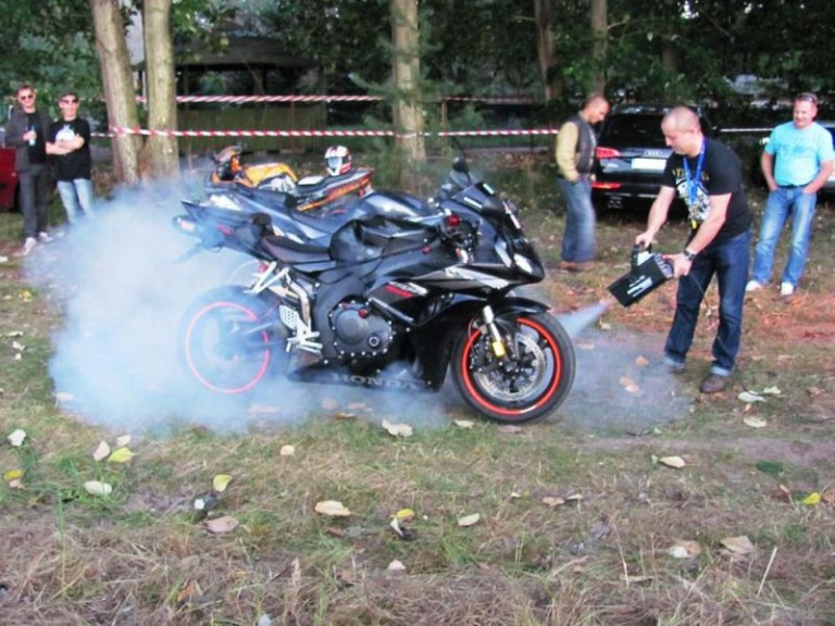 Zlot motocyklistów w Lubinie