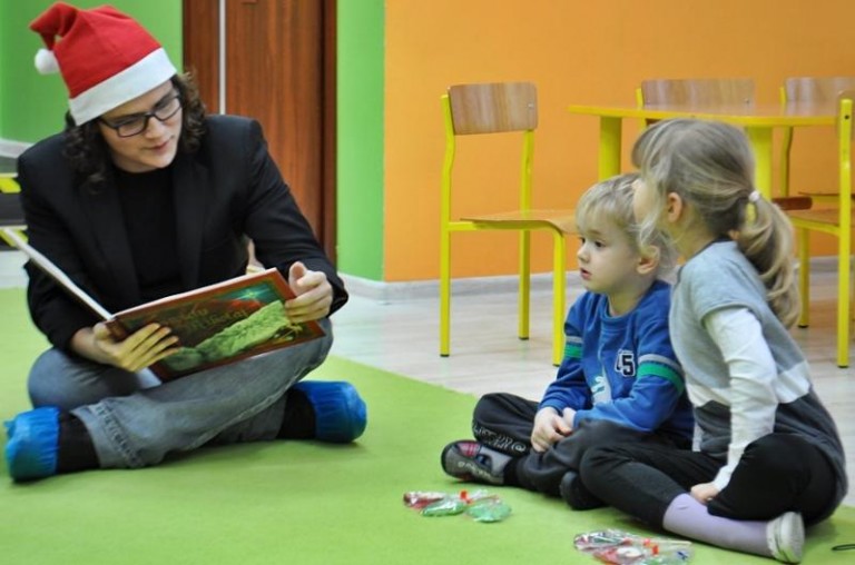 Były flagi, jest Mikołaj