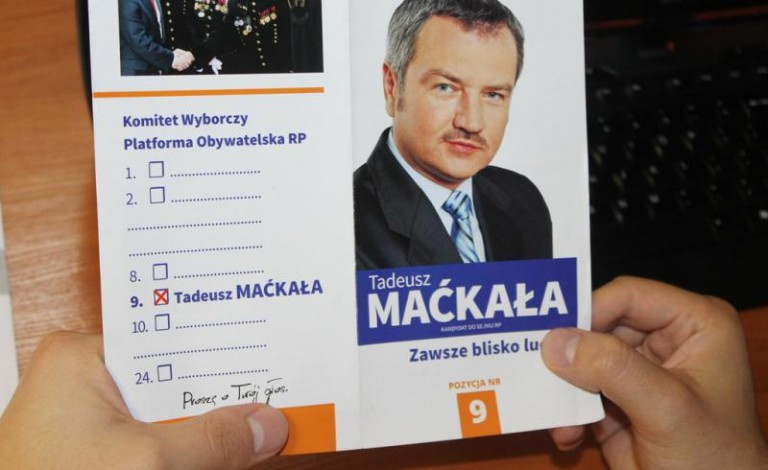 Maćkała znowu startuje. Teraz do Sejmu