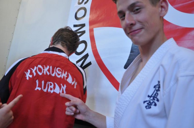Karate Kyokushin Lubin z workiem medali