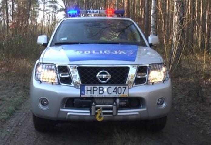 Terenowy samochód dla policjantów