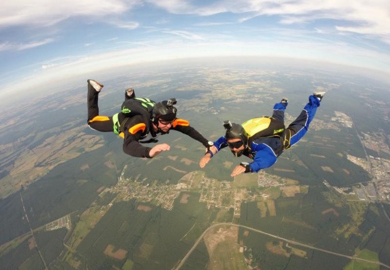 Skakali nad Zieloną Górą