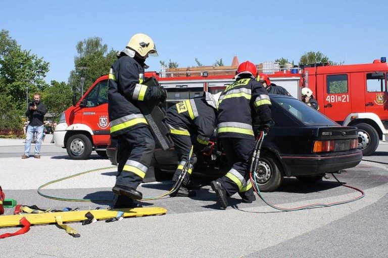 Strażacy na błoniach