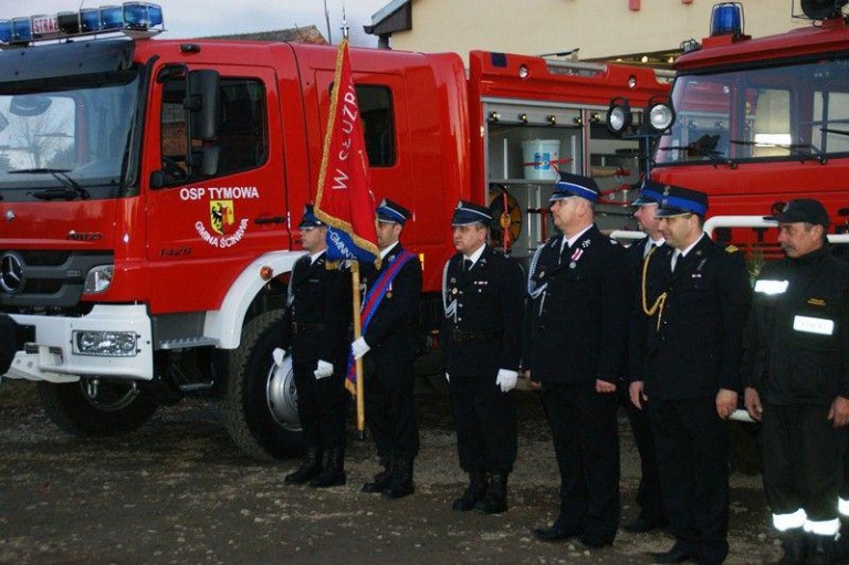 Nowe wozy dla tymowskich strażaków