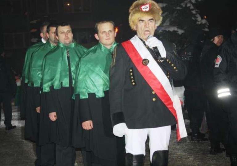 Barbórka z fajerwerkami