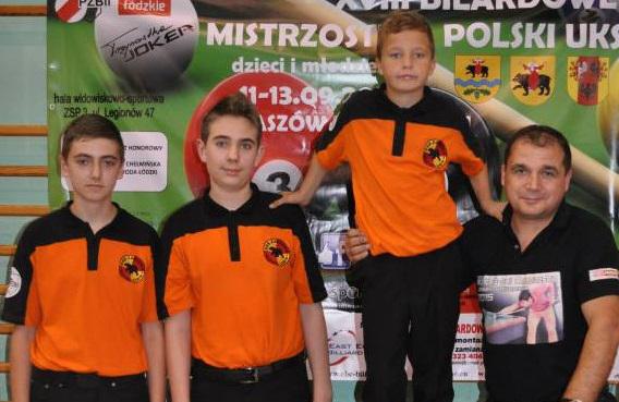 Brązowi medaliści z Baribal Lubin