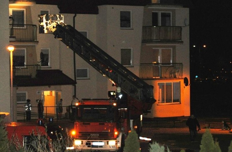 Z imprezy przez balkon