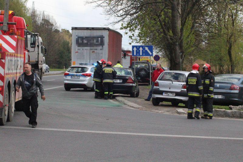 Wypadek i utrudnienia w ruchu