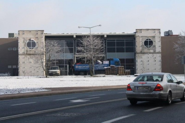 Centrum handlowe z poślizgiem