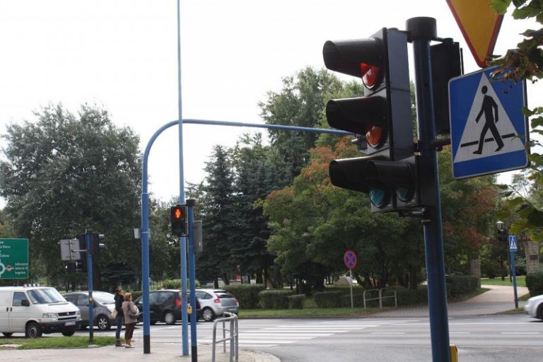 Awaria świateł w centrum