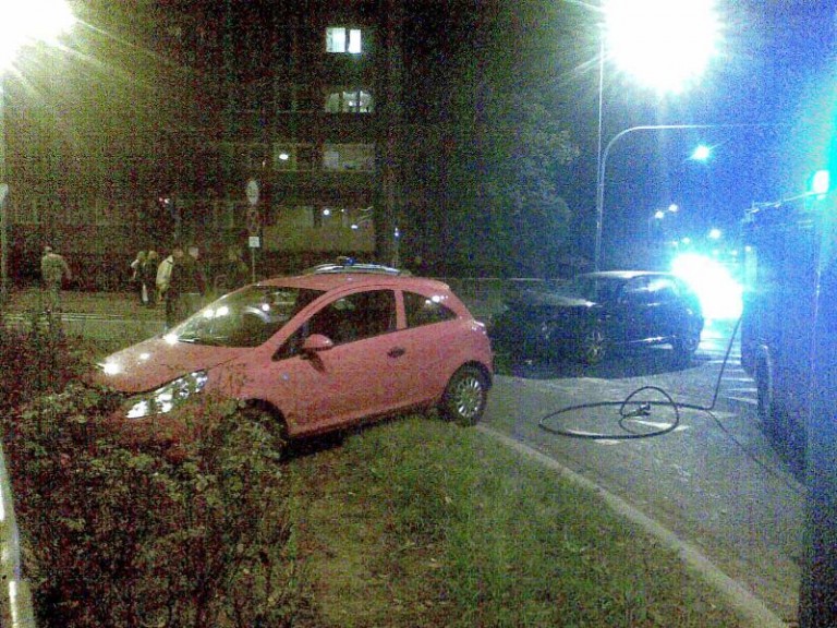 Wieczorne kolizje w deszczu