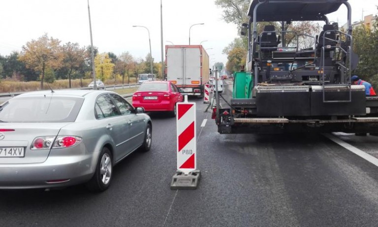 Wielki korek na krajowej trójce