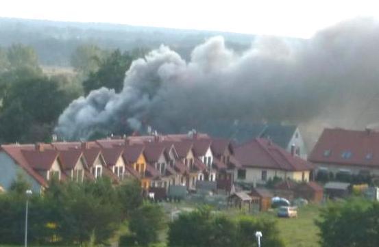Gęsty dym nad Starym Lubinem (FOTO)