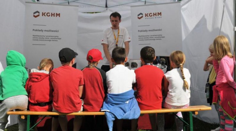 Geolog z KGHM na zamku
