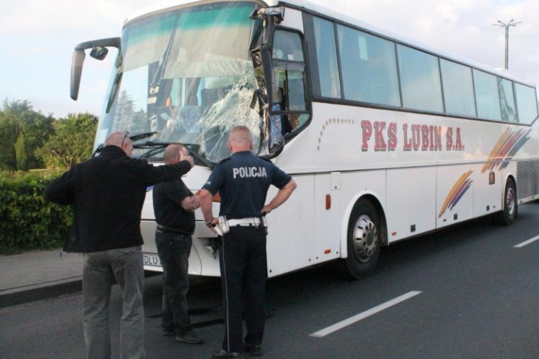 Zderzenie autobusów z górnikami