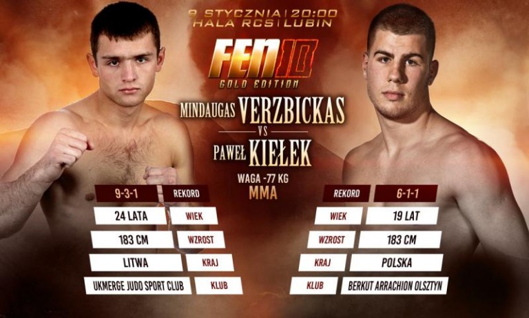 Paweł Kiełek vs Mindaugas Verzbickas