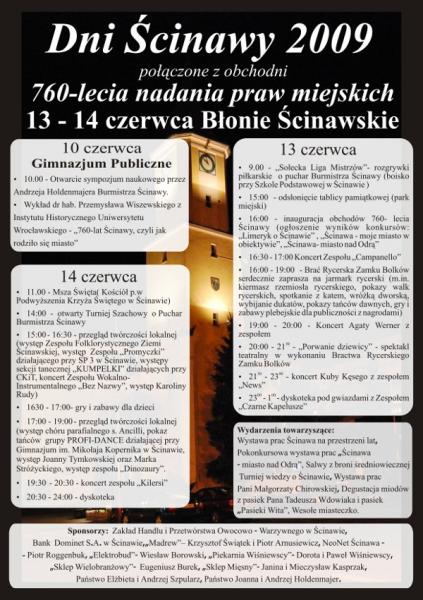 Ścinawa świętuje