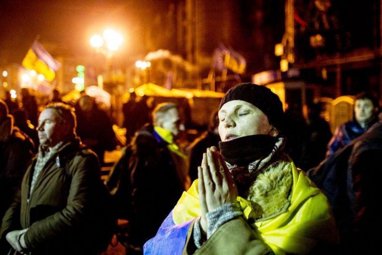 Wsparcie z Lubina dla Majdanu