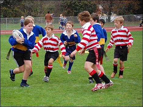 Historyczne szkolenie, rugby w szkołach