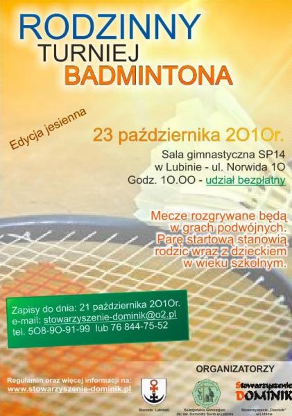Zagraj z dzieckiem w badmintona