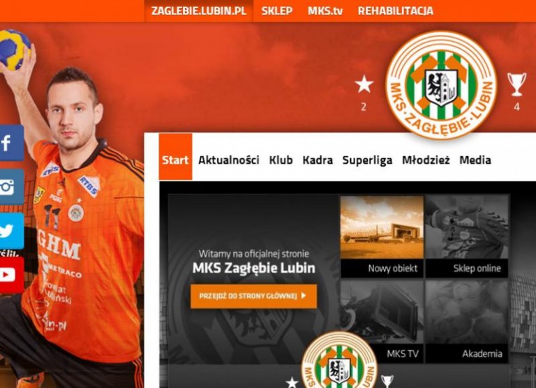 Szczypiorniści mają nową stronę