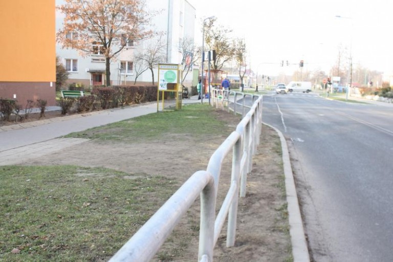 Barierki zamiast przejścia