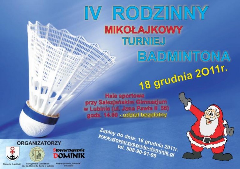 Grudniowy turniej w badmintona