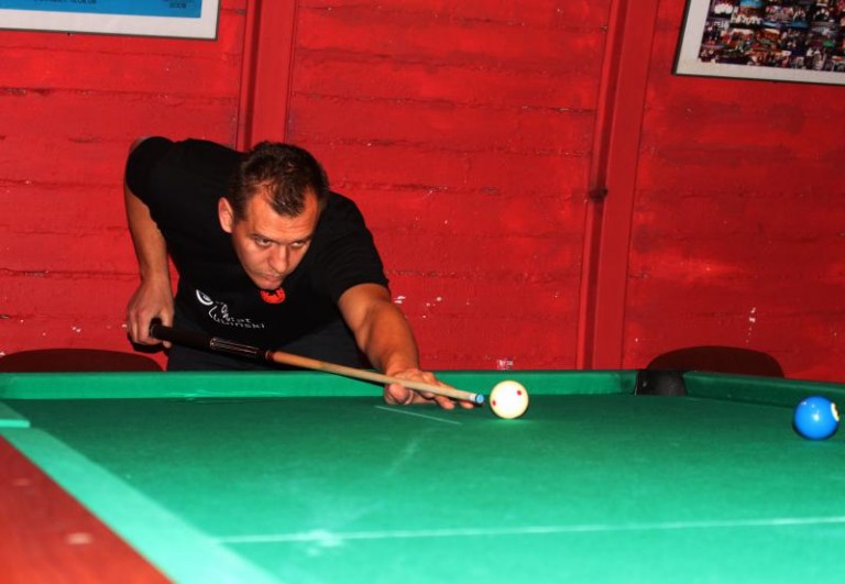 Bilardowa rywalizacja przyjaciół po fachu