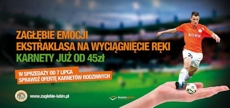 Karnety na mecze Zagłębia od 7 lipca