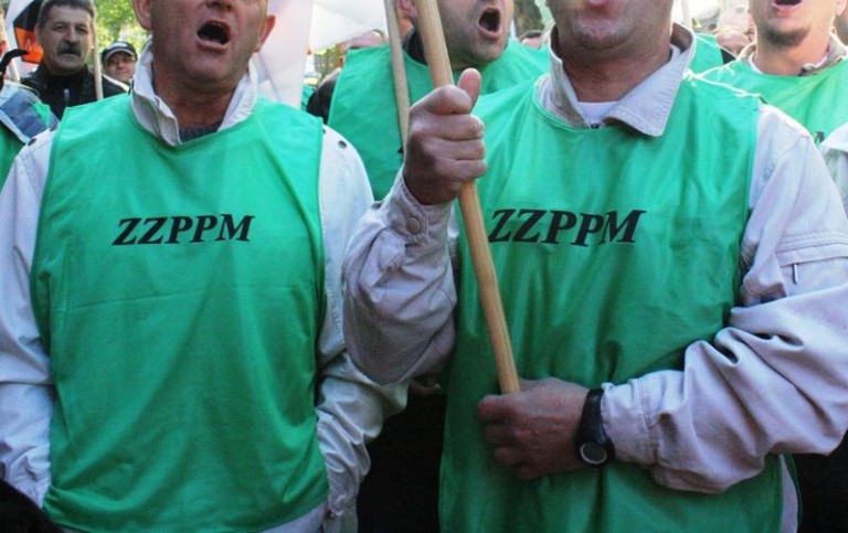 Związkowcy w obronie emerytów