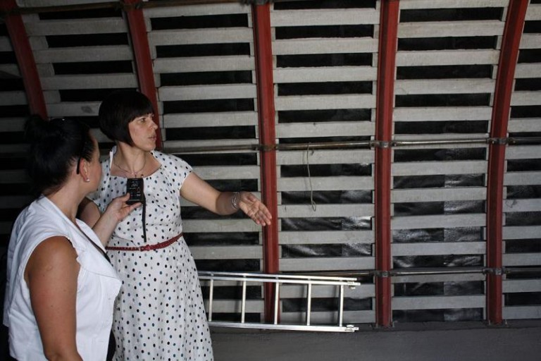 Fragment kopalni na powierzchni