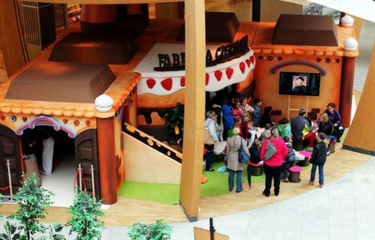 Fabryka czekolady w galerii