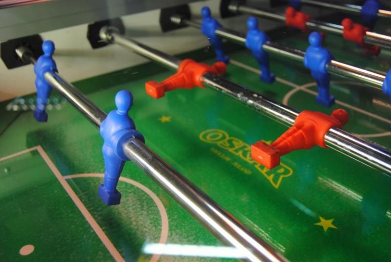 Kręgle i piłkarzyki