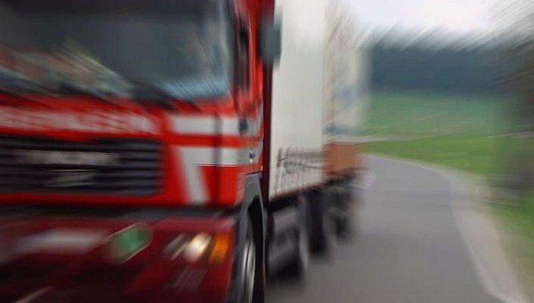 Niebezpieczna ciężarówka